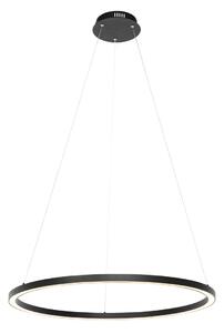 Smart hänglampa svart 80 cm inkl LED och RGBW - Girello