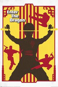 Poster, Affisch Bruce Lee - Enter the Dragon, (61 x 91.5 cm)