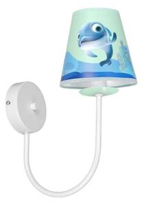 Vägglampa för barn DOLPHIN 1xE14/40W/230V