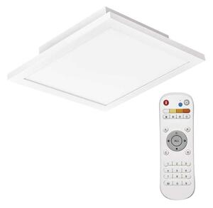 LED Justerbar ljusstyrka taklampa LED/20W/230V + Fjärrkontroll fyrkant 2700K-6000K