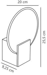 Nordlux-LED Ljusreglerad Vägglampa för badrum HESTER LED/9,5W/230V beige