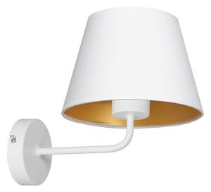 Vägglampa ARDEN 1xE27/60W/230V vit/guld