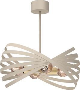 Pendelkrona SPARKLE 4xE27/15W/230V beige