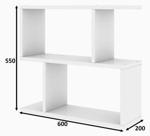 Sidobord LALE 55x60 cm vit