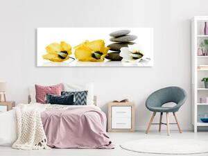 Tavla - Calm Mallow (1 Part) Narrow Yellow - Premium print 150x50