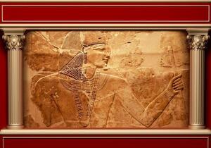 Fototapet - Egyptian Walls - Självhäftande 98x70