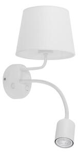 Vägglampa MAJA 1xE27/15W/230V + 1xGU10/10W/230V vit