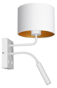 Vägglampa ARDEN 1xE27/60W+1xG9/8W/230V vit/guld