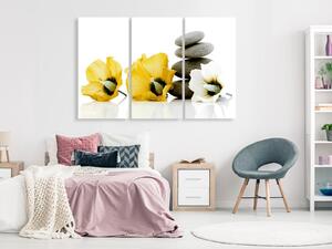 Tavla - Calm Mallow (3 Parts) Yellow - Standard 60x40