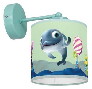 Vägglampa för barn DOLPHIN 1xE27/60W/230V