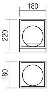 Redo 01-3052 - Bordslampa ZODIAC 1xE14/28W/230V