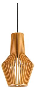 Ideal Lux - Ljuskrona med textilsladd CITRUS 1xE27/60W/230V plywood