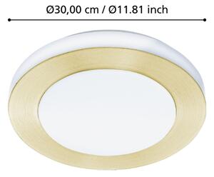 Eglo 900369 - LED taklampa för badrum CARPI LED/10,8W/230V IP44