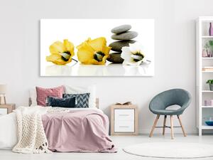 Tavla - Calm Mallow (1 Part) Yellow - Premium print 70x35