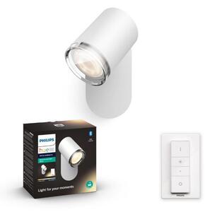 Philips - LED Dimbar Badrumsbelysning vägg Hue ADORE 1xGU10/5W/230V IP44 + Fjärrkontroll