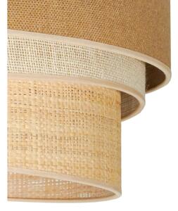 Duolla - Taklampa YUTE TRIO 1xE27/15W/230V diameter 45 cm brun/grå/beige