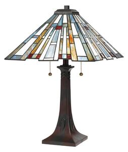 Quoizel QZ-MAYBECK-TL - Bordslampa MAYBECK 2xE27/60W/230V