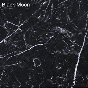 KRALJEVIC SIDEBOARD Sidobord med hyllpan - Marmor - Black Moon 100 x 35 x 90 cm