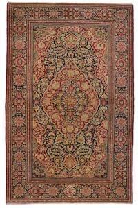 Isfahan silke varp Matta 140x220