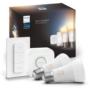 Grundläggande set Philips Hue WHITE AMBIANCE 2xE27/8W/230V + enhet för anslutning