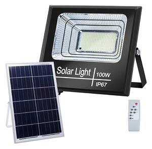 Aigostar - LED Dimbar solcellstrålkastare LED/100W/3,2V IP67 + RC