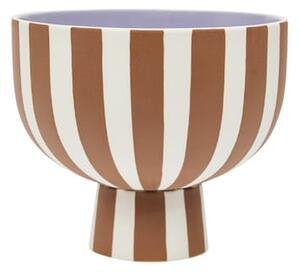 OYOY LIVING - Toppu Bowl - Skål - Caramel/Lavender large - L13 x W13 x H15