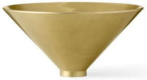 Audo Copenhagen - Taper Bowl - Skål - Gold/metal - H: 14,3 cm, Ø: 26 cm