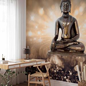 Fototapet - Golden Enlightenment - Premium 100x70
