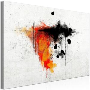 Tavla - Expression of Red (1 Part) Wide - Standard 30x20