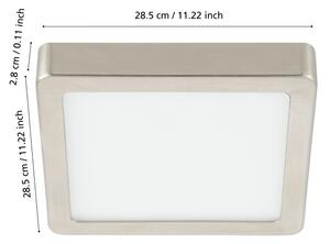 Eglo 98852 - LED Justerbar ljusstyrka badrumsbelysning FUEVA-Z LED/19,5W/230V IP44