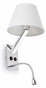 FARO 68506 - LED Vägglampa MOMA 1xE27/60W/100-240V + 1xLED/1W