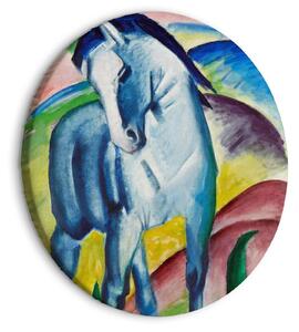 Rund tavla - Blue Horse (Franz Marc) - 80x80