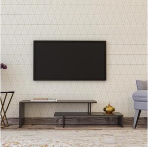 TV bord OVIT 45x120 cm antracit/svart