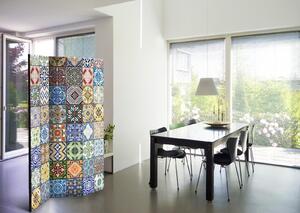 Rumsavdelare - Colorful Mosaic - Ensidig 135x172