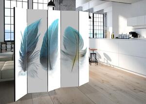 Rumsavdelare - Blue Feathers II - Ensidig 225x172