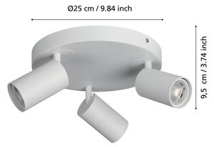 Eglo 900338 - LED RGBW Dimbar spotlight TELIMBELA-Z 3xGU10/4,9W/230V