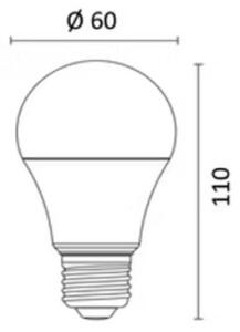 LED RGBW dimbar lampa E27/8,5W/230V 3000-6500K Wi-Fi - Reality