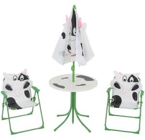 Picknickbord med parasoll och två stolar Ko PATIO