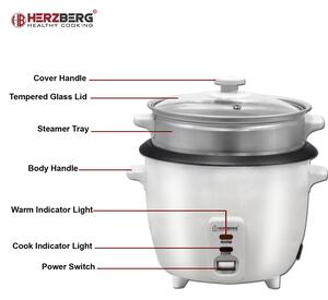 Herzberg HG-8005: 700W multifunktionsspis - 1,8L