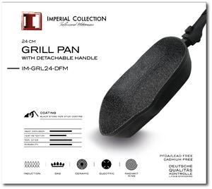 Imperial Collection 24 cm grillpanna med avtagbart handtag