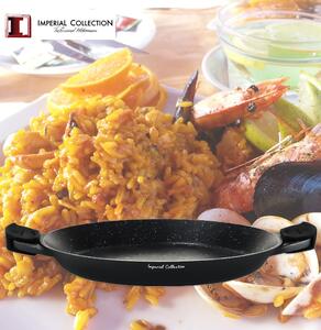 Imperial Collection 40 cm Paella Pan med silikonhandtag