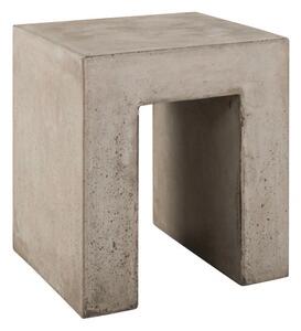 ASHI U Side Table - Light Concrete Grey