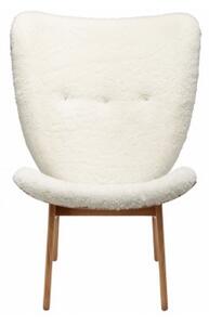 ELEPHANT Lounge Chair - Natural / Sheepskin-Off White