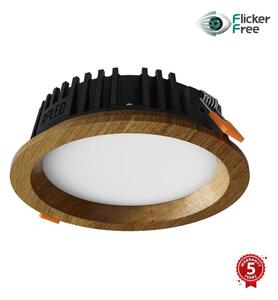 APLED - LED-lampa RONDO WOODLINE LED/6W/230V 4000K diameter 15 cm ek massivt trä