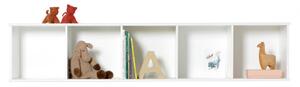 WOOD Shelving Unit with Support - White