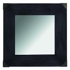 VINTAGE Mirror - Black, 80x80cm