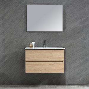 Badrumsmöbler - Tvättställ med spegel
