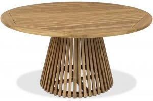 Saltö runt konformat matbord D150 cm - Teak + Möbelvårdskit för textilier - Utematbord, Utebord, Utemöbler
