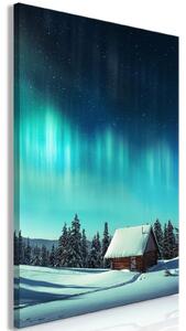 Tavla - Blue Nights (1 Part) Vertical - Premium print 40x60