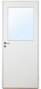 Innerdörr Orust - Slätt kompakt dörrblad med glas G21